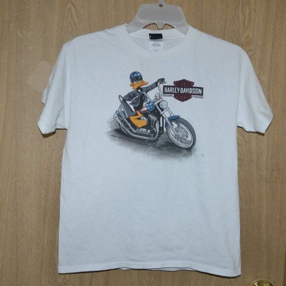 Harley Davidson Looney Toons Grand Canyon Arizona Graphic Draffy Duck T-shirt - Picture 16 of 16